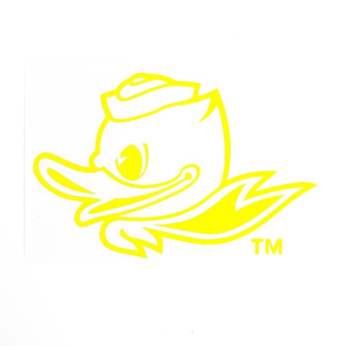 Fighting Duck, 1-Color, 4", Decal, Vinyl Transfer